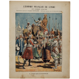 Dumas reçoit la veuve de Dost-Ali - L'empire français de l'Inde n°4.