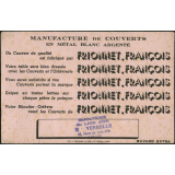 Buvard publicitaire. Frionnet-François.