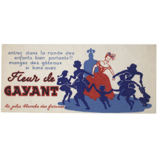 Buvard publicitaire. Fleur de Gayant. Entrez dans la ronde.