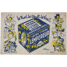 Buvard publicitaire. Savon Citron Lempereur.