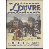 Au Louvre, Paris 1914. Jouets, étrennes.