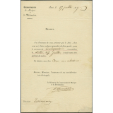 Lettre. 