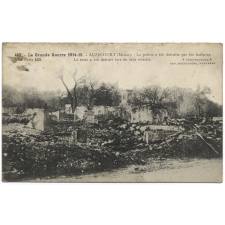 483 - La Grande Guerre 1914-15 - Auzecourt (Meuse) - La pointe a été détruite par les barbares. Le reste a été détruit lors de leur retraite.