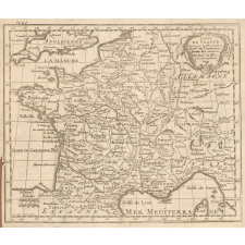 Carte de France dressée sur les observations de Mrs de l'Académie des Sciences.