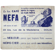 Buvard publicitaire. Café Néfa.