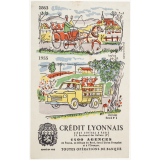 Buvard publicitaire. Crédit Lyonnais. L'élevage. 