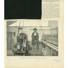 M. Berthelot dans son laboratoire de Meudon. Les expériences de culture électrique de M. Berthelot.