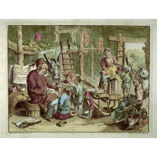 La petite école à l'écurie. 