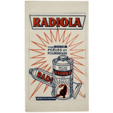 Buvard publicitaire. Radiola pour noircir poêles et fourneaux.