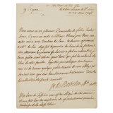 Lettre de Mme de Bosredon. 
