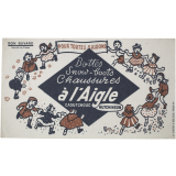Buvard publicitaire. A l'Aigle Hutchinson. Bottes, Snow-boots, Chaussures.