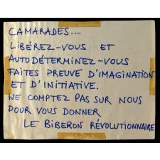 Camarades… Libérez-vous et autodéterminez-vous.