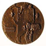 Médaille à l'effigie du Recteur Jean Sarrailh. 