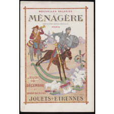 Nouvelles Galeries A la Ménagère, Paris. Jouets, étrennes.