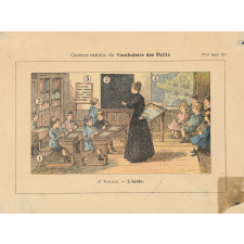 L'école. 3e tableau.