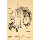 Ciel !... Deux bougies !... - C'en est qu'une, je l'ai coupée en deux.