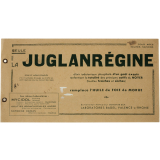 Buvard publicitaire. Juglanrégine.
