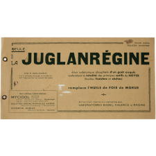 Buvard publicitaire. Juglanrégine.