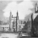 Vue de l'un des quadrangles du collège d'Eton.