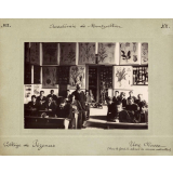 Académie de Montpellier. Collège de Pézenas. Une classe. (Dans le fond, le cabinet de sciences naturelles.)