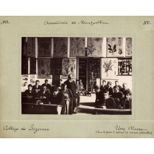 Académie de Montpellier. Collège de Pézenas. Une classe. (Dans le fond, le cabinet de sciences naturelles.)