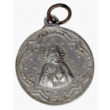 Médaille religieuse à l'effigie de saint Louis. 