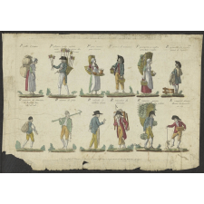 Alphabet des cris de Paris. 