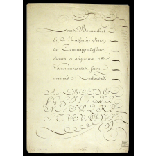 Modèle d'écriture. 