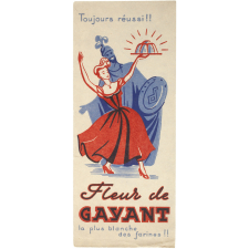 Buvard publicitaire. Fleur de Gayant. Toujours réussi!