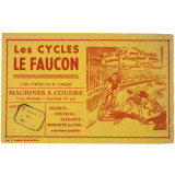 Buvard publicitaire. Les Cycles Le Faucon.