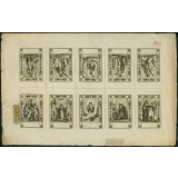 Feuille de saints. 