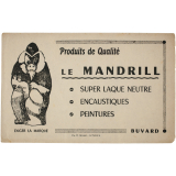 Buvard publicitaire. Le Mandrill. 