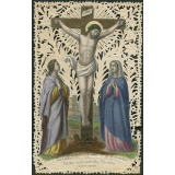 Image religieuse. Femme voilà votre fils. Fils voilà votre mère. 