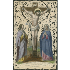 Image religieuse. Femme voilà votre fils. Fils voilà votre mère.