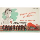 Buvard publicitaire. Pain d'Épices Grand Cassé. 