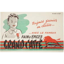 Buvard publicitaire. Pain d'Épices Grand Cassé. 