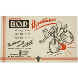 Buvard publicitaire. Comprimés B.O.P. Hypertension.