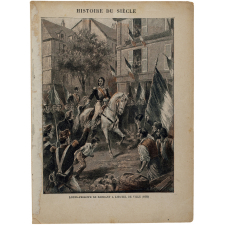 Louis-Philippe se rendant à l'Hotel de Ville (1830) - Histoire du siècle.