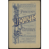 Grands magasins du Printemps, Paris. Jouets et articles pour étrennes 1894.