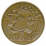 Médaille de l'École Nationale des Arts Décoratifs. 