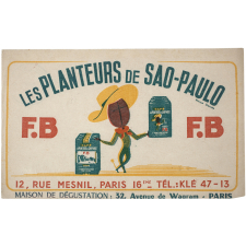 Buvard publicitaire. Café des Planteurs de Sao Paulo.