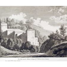 Vue d'un ancien château où logeoit J. J. Rousseau à Genève.