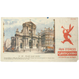 Buvard publicitaire. Pain d'épices Gringoire. Église Saint-Roch.