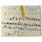 Affiches à faire - Tract à distribuer.