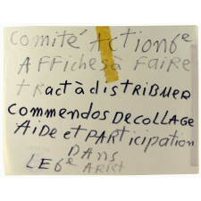 Affiches à faire - Tract à distribuer.