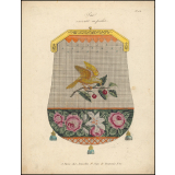 Modèle de broderie. Sac exécuté en perles.