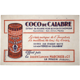 Buvard publicitaire. Coco de Calabre.