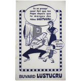 Buvard publicitaire. Pâtes Lustucru. Tu es presque aussi fort que ton papa.