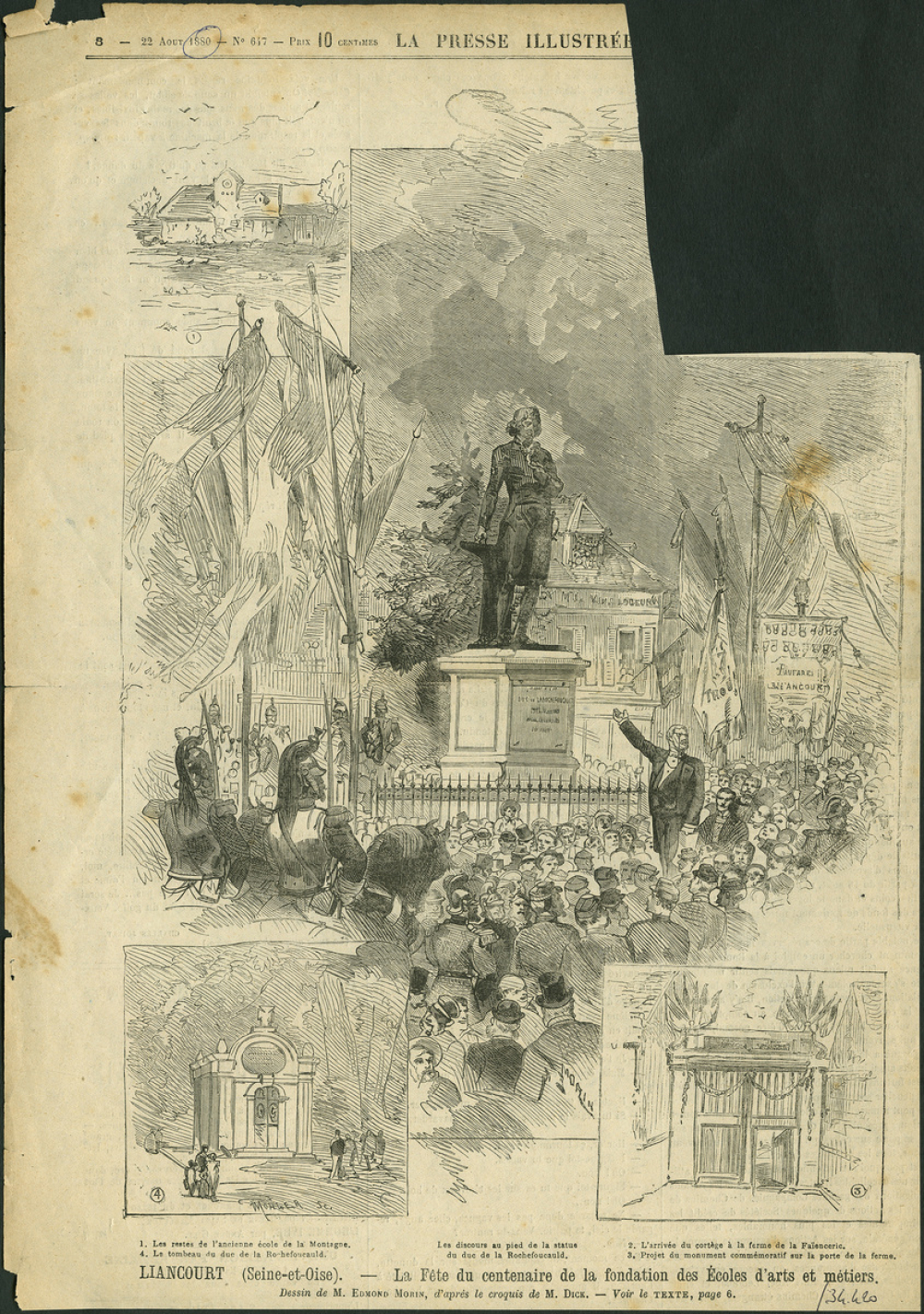 La fête du centenaire de la Fondation des Ecoles d'Arts et Métiers, Liancourt-Paris.