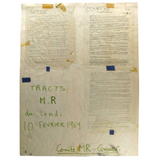 Tracts M.R du Lundi 10 février 1969.